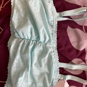 Lane bryant mint green bralette.